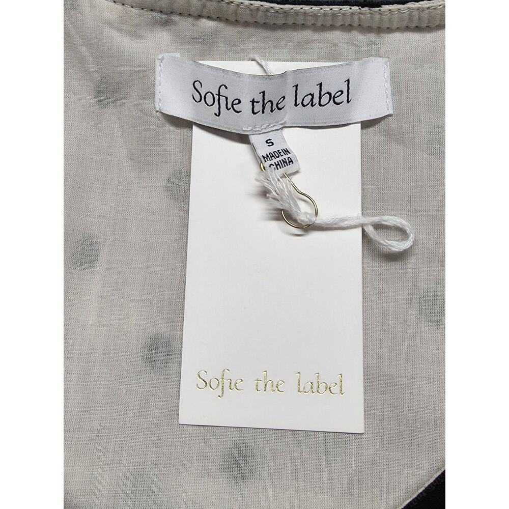 Sofie The Label Tiered Ruffle Mini Dress Polka Dot Romantic Bell Sleeve Small - Picture 4 of 11